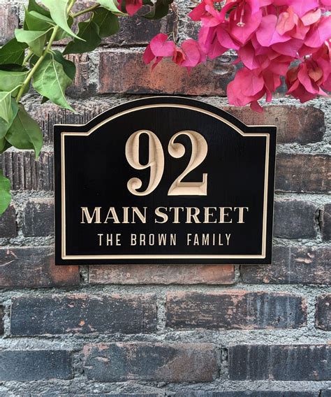 personalized house sign